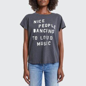 MOTHER Denim The Boxy Goodie Goodie Tee Size Sm